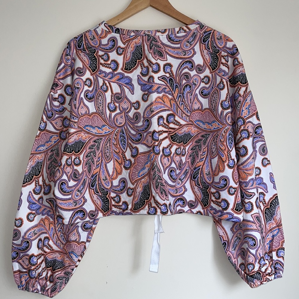 CARTEL & WILLOW | Willa Sweat in paisley boho print - Picture 12 of 12